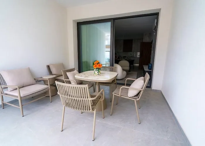 Apartmán Kalamon Luxury 203 W Pool And Gym Livadhia