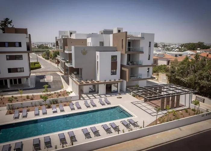 Kalamon Luxury 203 W Pool And Gym Apartmán Livadhia